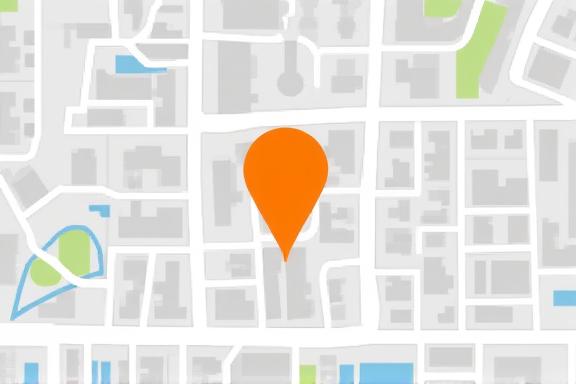 Karte, die den Standort von Asflonger Tourism Solutions in der Mariahilfer Straße in Wien zeigt.